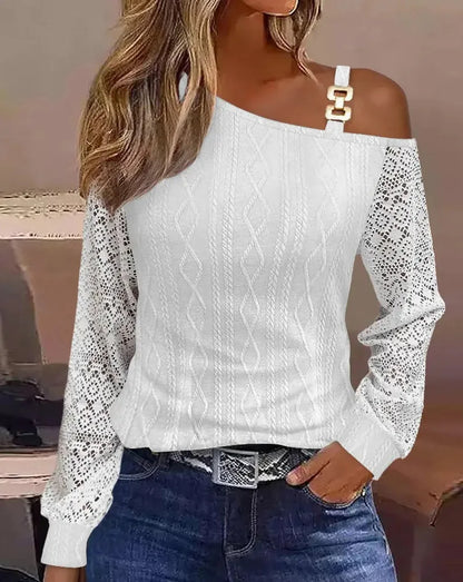 Sexy Loose One Shoulder Blouse