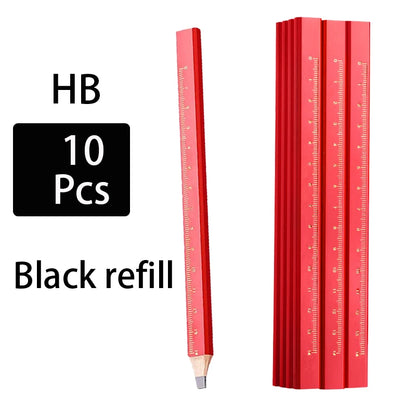 Anti-Slip Wooden Pencil Millimeter Scale Professional Pencil