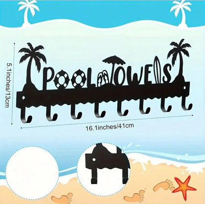 1pc Modern Metal Toilet Door Sign