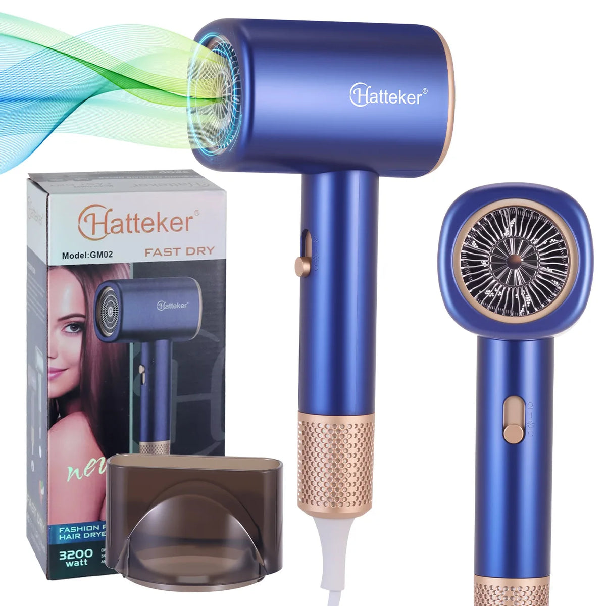 6-Level Professional Hair Dryer Salon Industrial Grade Quick Drying High Temperature Hair