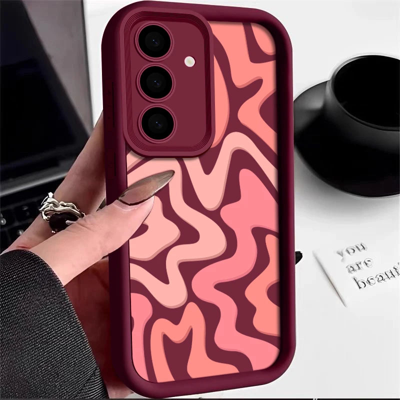Striped Pattern Phone Case For Samsung Galaxy
