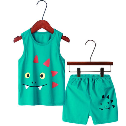 Cat Pajamas Sleeveless Sleepwear Set