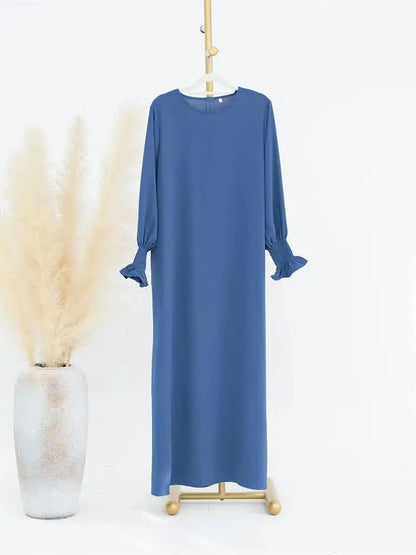 Jersey Solid Modest Under Abaya Islamic Robe