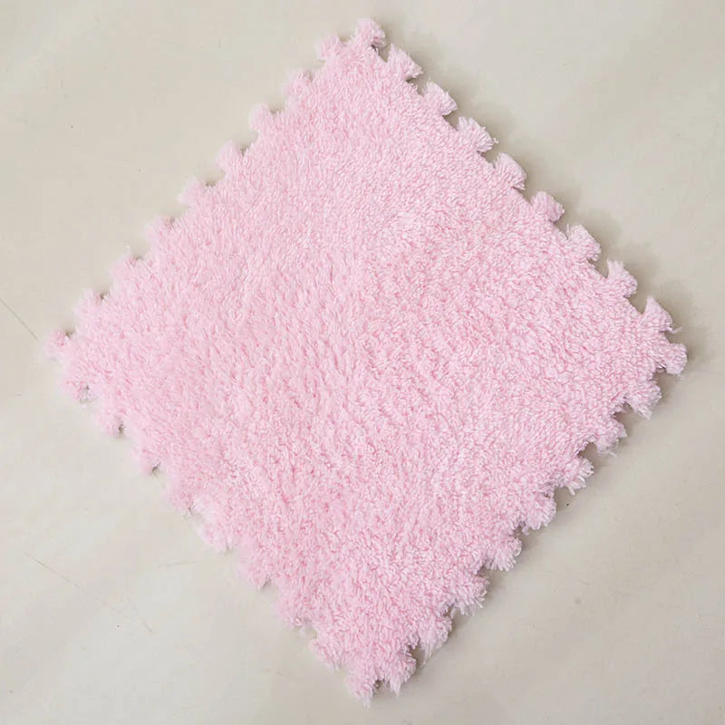 Soft Plush Warm Carpet Baby Play EVA Foam Floor Game Mat