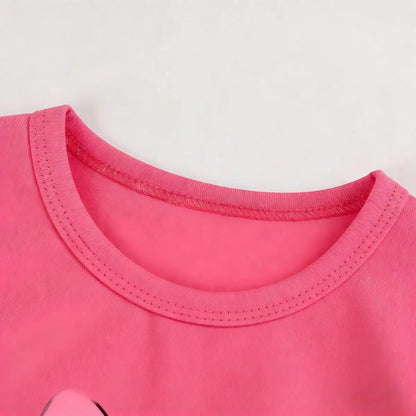 Baby Girl Outfit Set Short Sleeve T-shirt