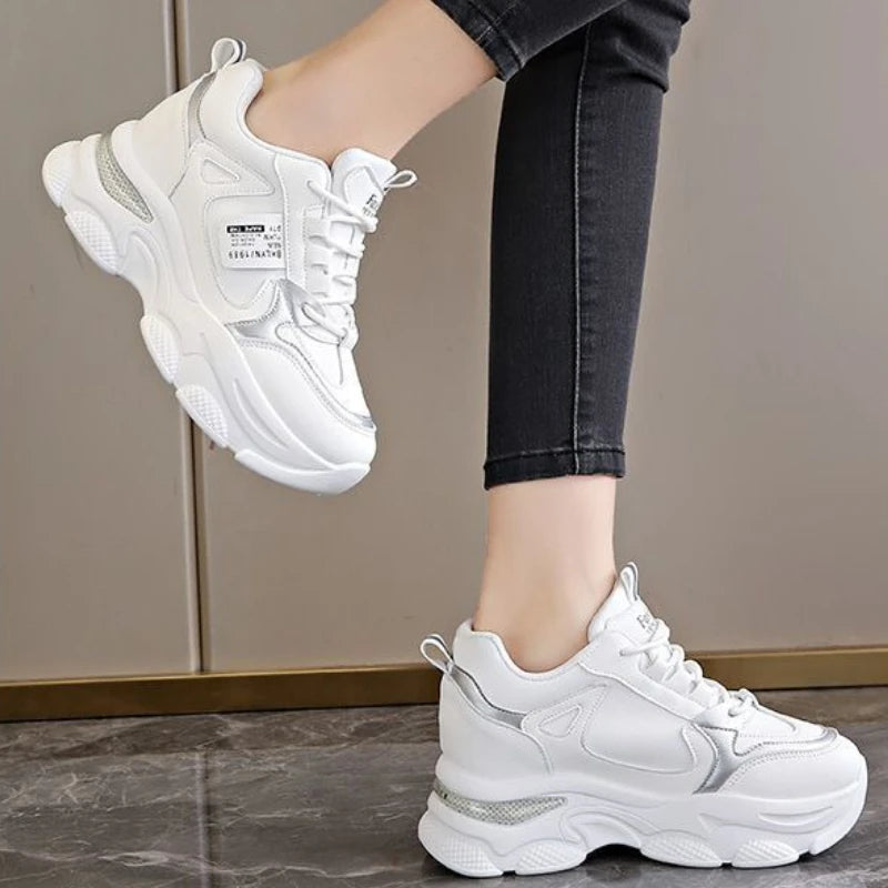 Thick Soled Lightweight Sports Shoes