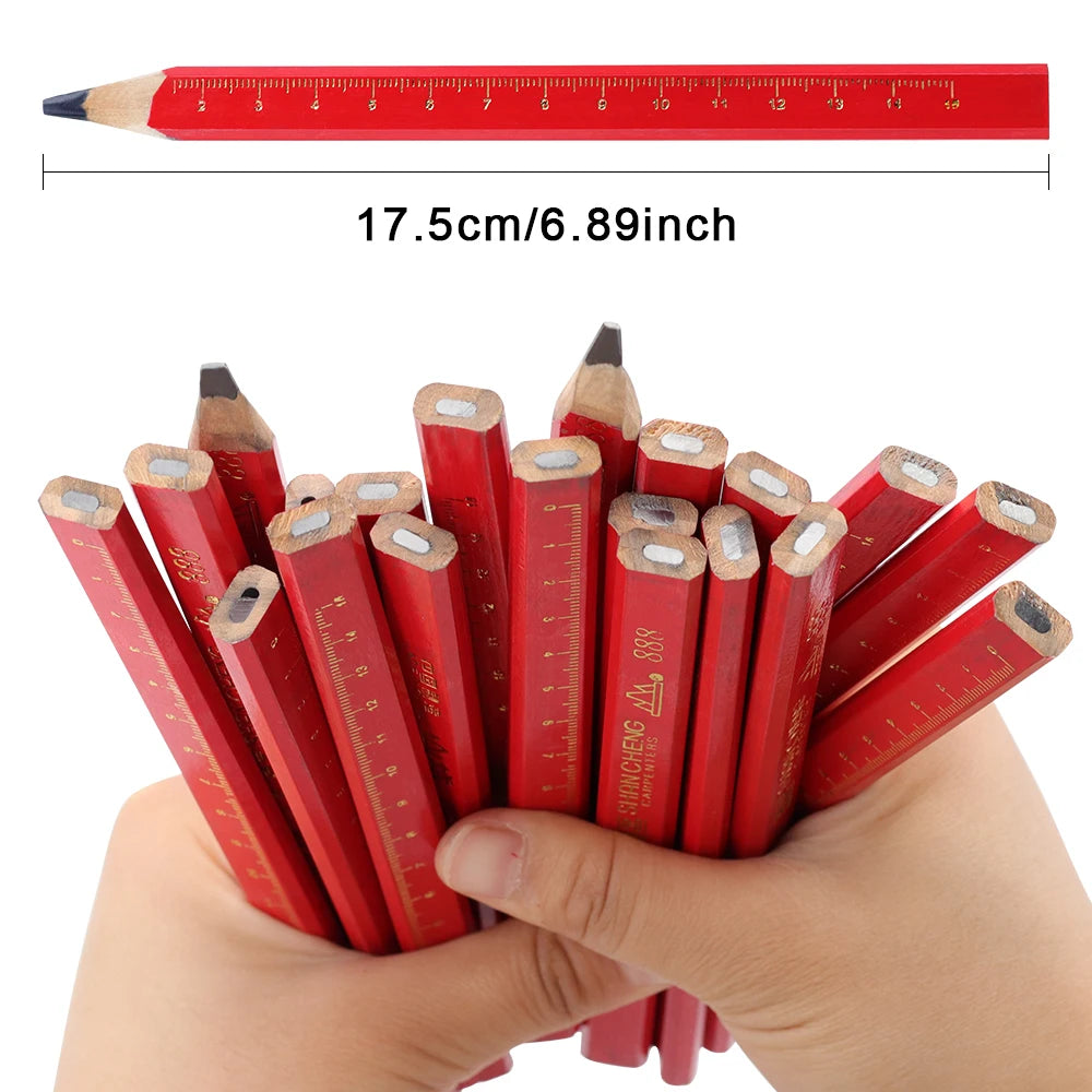 Anti-Slip Wooden Pencil Millimeter Scale Professional Pencil