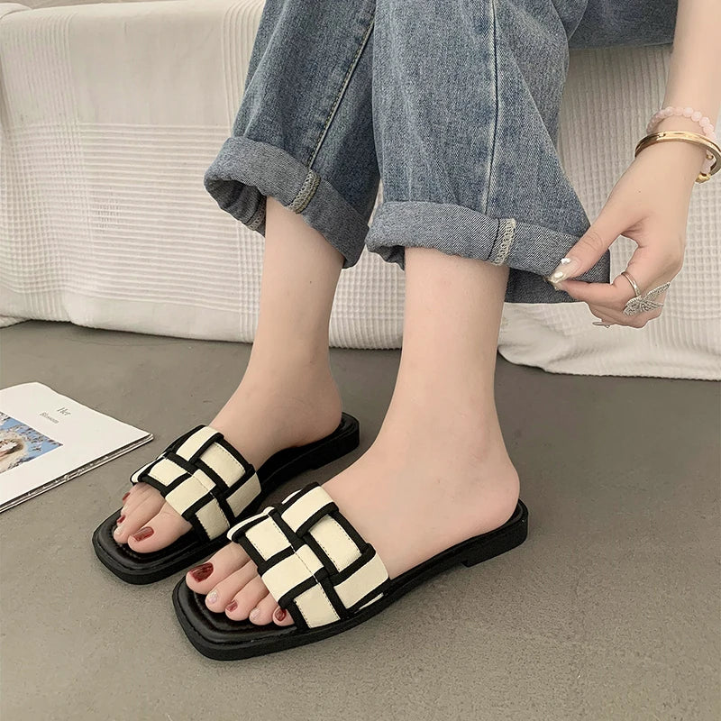 Flip-flops Open-toe Chunky Slippers