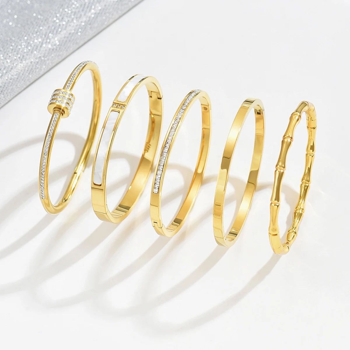 DANA bracelet gold bangles