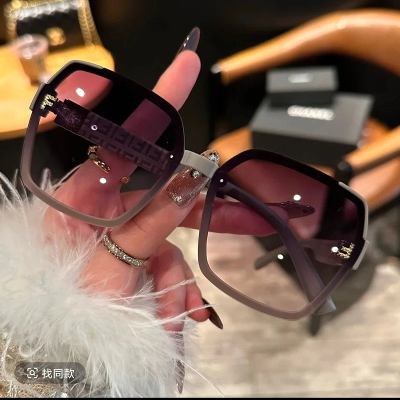 UV400 Light Luxury High Quality Personality Sunglasses
