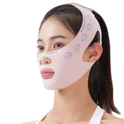 2Piece Lymphatic Face Sculpting Bandage&Massage Brush