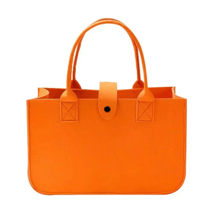 Flower Handbag Felt Large Shoulder Bag