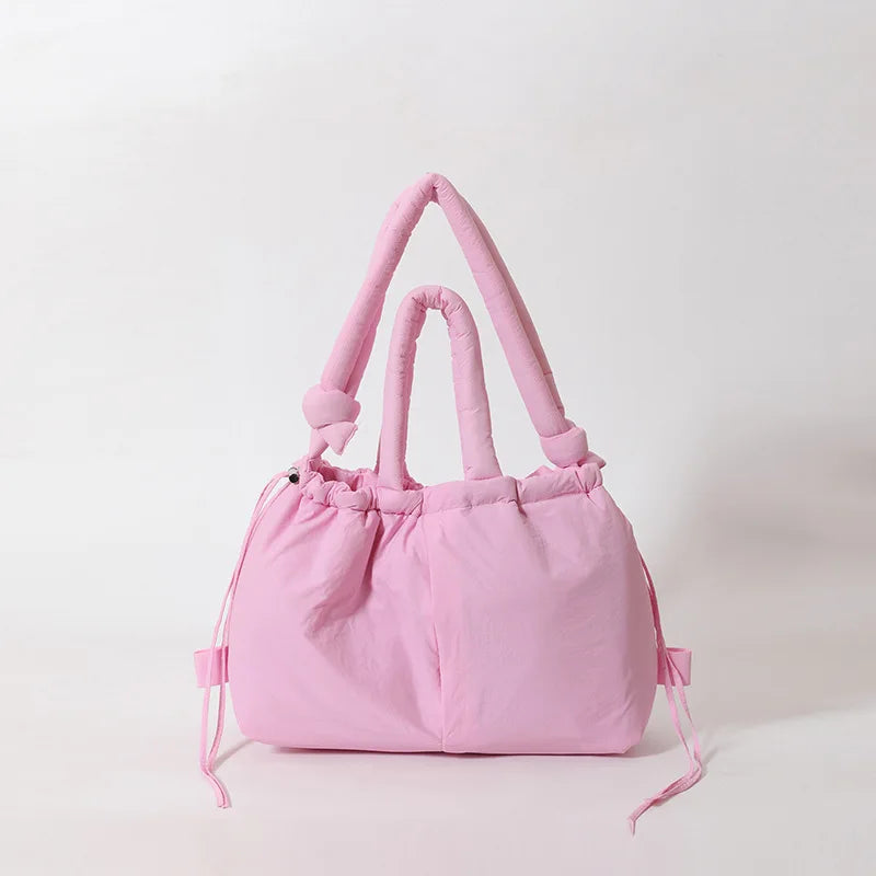 Down Padded Jacket Single Shoulder Tote Bag