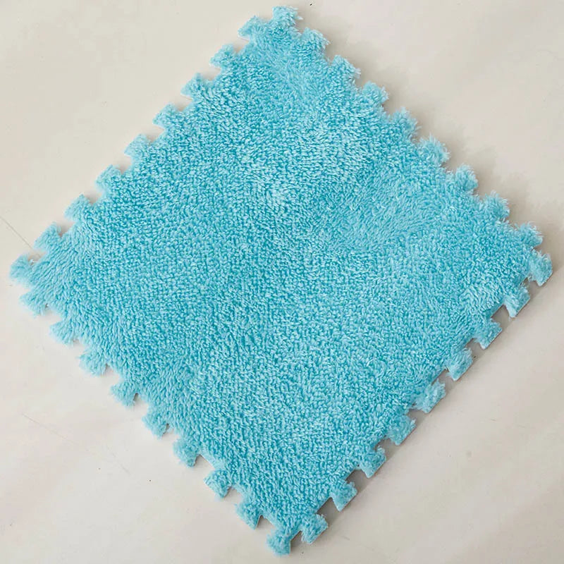 Soft Plush Warm Carpet Baby Play EVA Foam Floor Game Mat