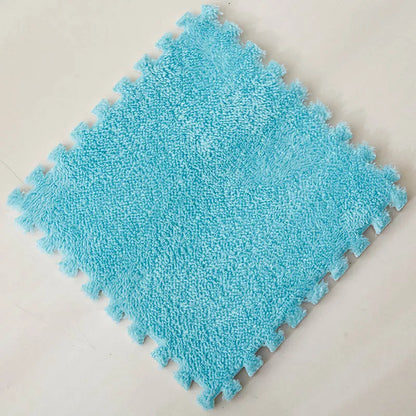 Soft Plush Warm Carpet Baby Play EVA Foam Floor Game Mat