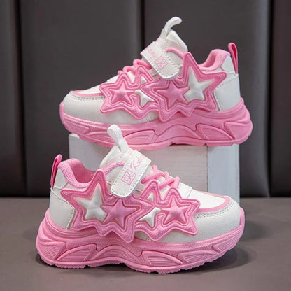 Children Casual Running PU Rubber Sneakers