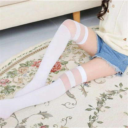 Summer over the knee high long socks