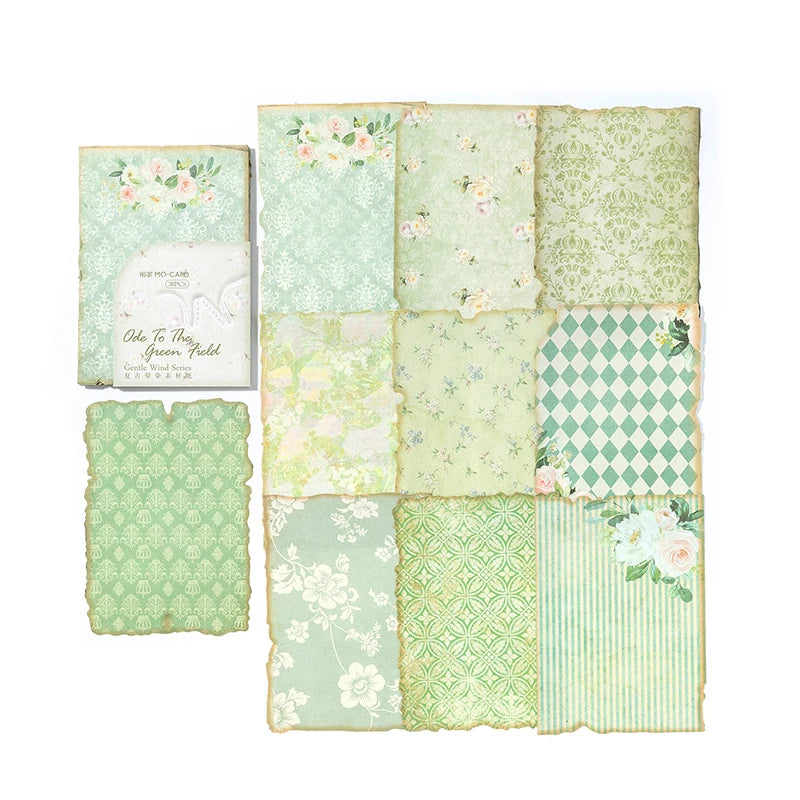 30Pcs/Pack Gentle Wind Series Scrapbooking Decorative