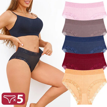 Plus Size Sexy Briefs Striped Lingerie