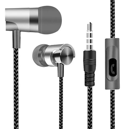 9D HIFI Heavy Bass Metal Wired Earphone Digital Headphone