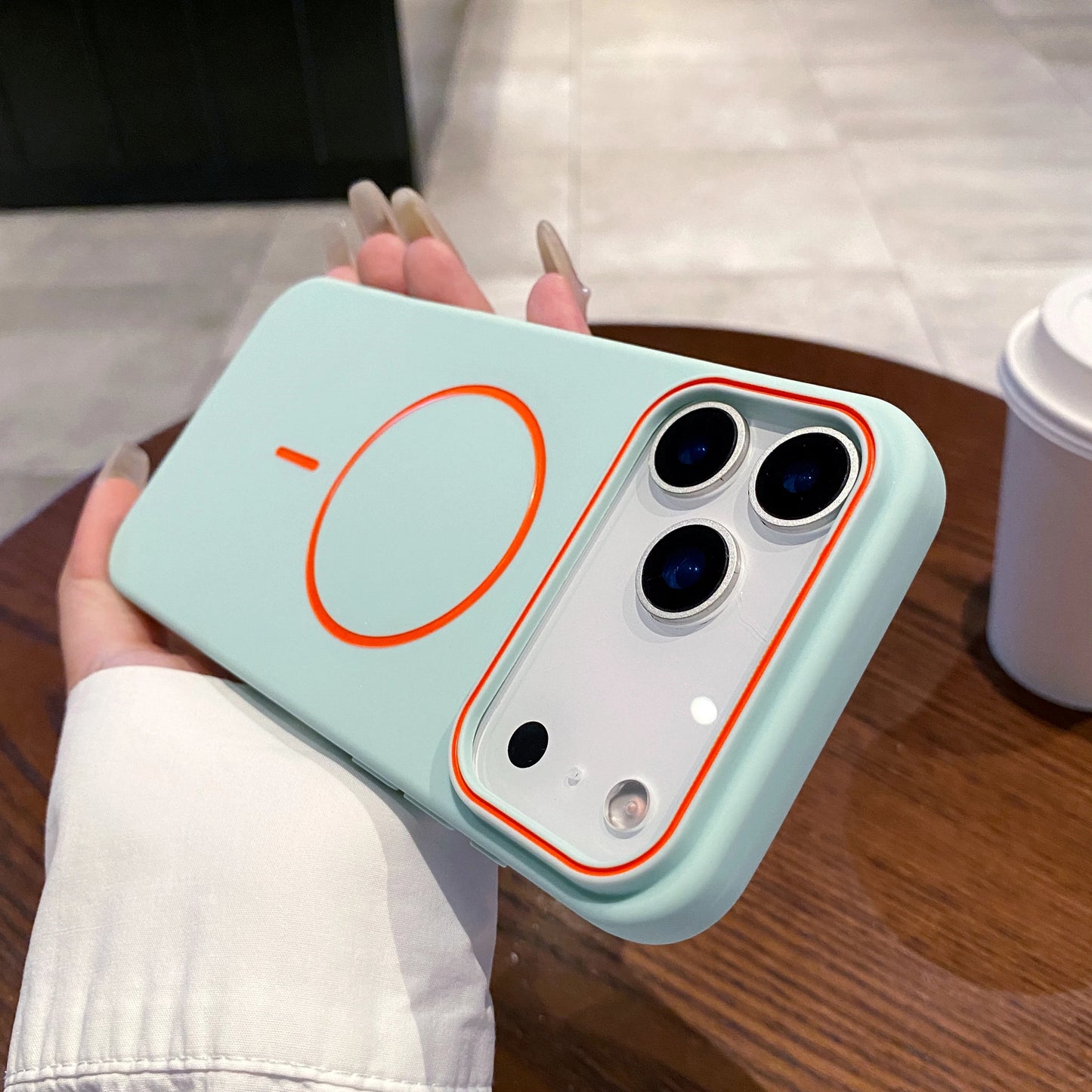 Luxury Magnetic Matte Soft iPhone Case Cover