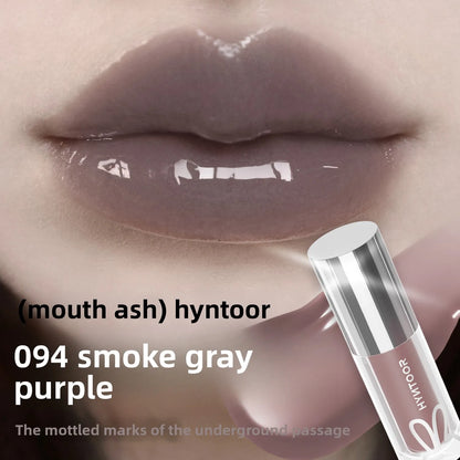 Playful Rebellious Lip Gloss Planet  Mouth Black Mouth Silver Mouth Gray Lip Oil Mirror Water Gloss