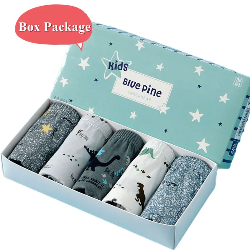 5 Packs/Box Mickey Cartoon Soft Cotton underwear