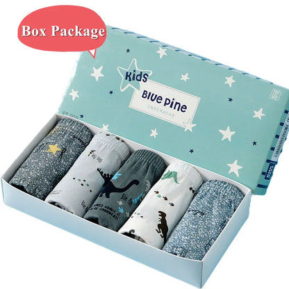 5 Packs/Box Mickey Cartoon Soft Cotton underwear