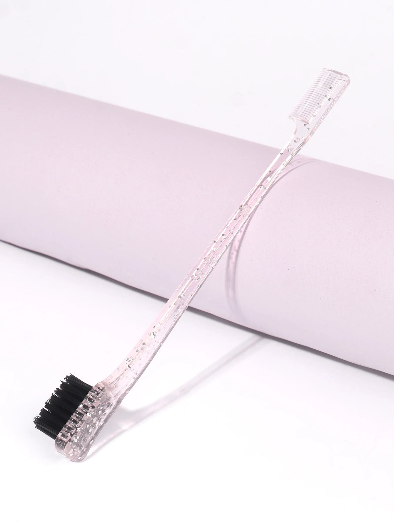 4pcs/1pcs crystal double-sided edge hair brush