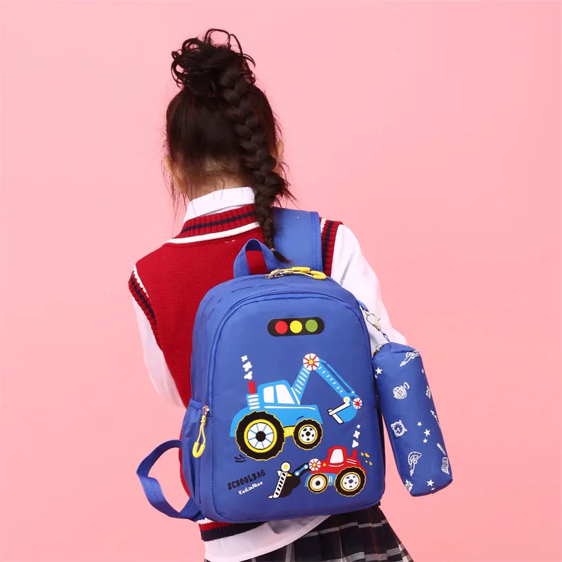 Boys Girls Cute Cartoon Toddler Rucksack Kindergarten Schoolbag