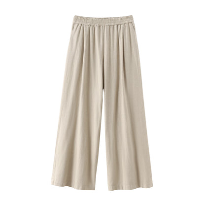 Casual Solid Blouse Pant Sets