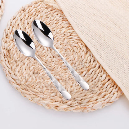 7.95"Luxury Gold Plated Dinner Spoon Set