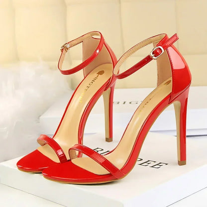 Gladiator Stiletto Classic Ankle Strap Sexy Shoes