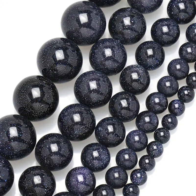 Natural Golden Sandstone & Blue Sandstone Bracelet