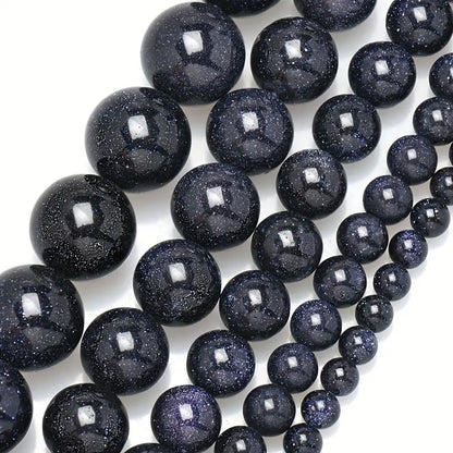 Natural Golden Sandstone & Blue Sandstone Bracelet