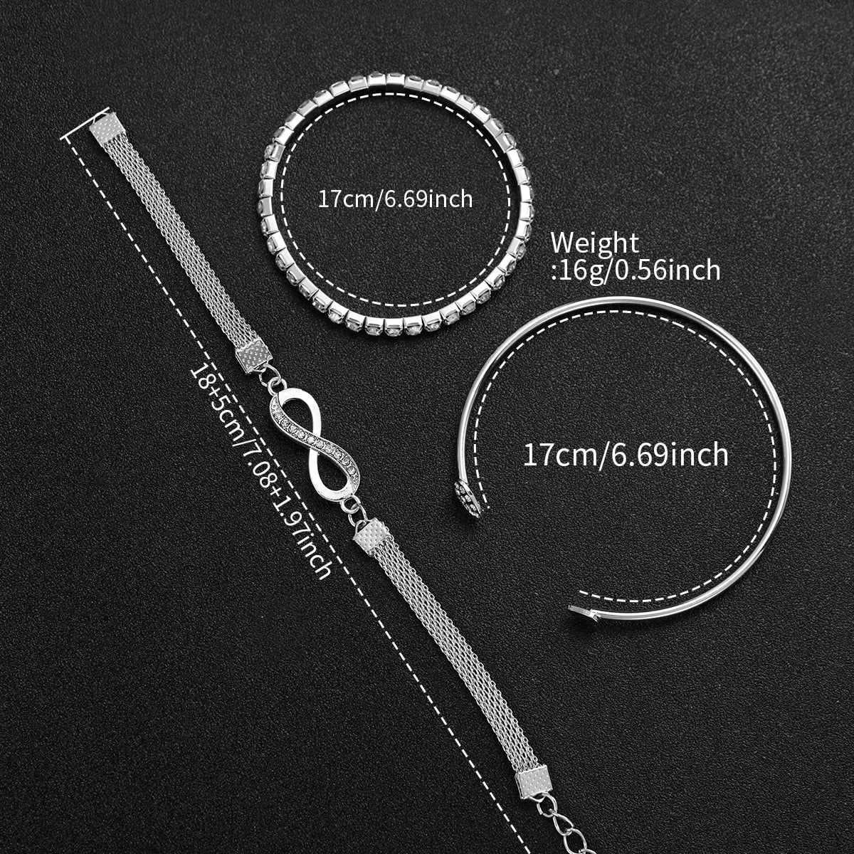 DANA Silver Stainless Steel Quartz Watch