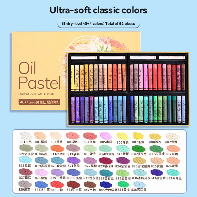 Artist Soft Oil Pastel 24/36/48 Colors Professional Painting Set