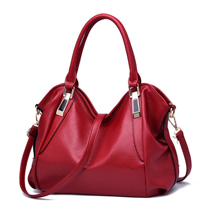 Soft Leather Handbag Classic Large Capacity Bags