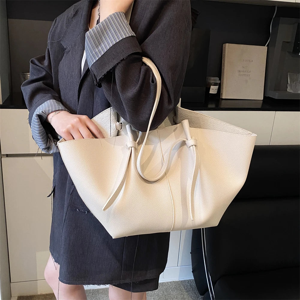 DANA PU Leather Capacity Shopper Handbags