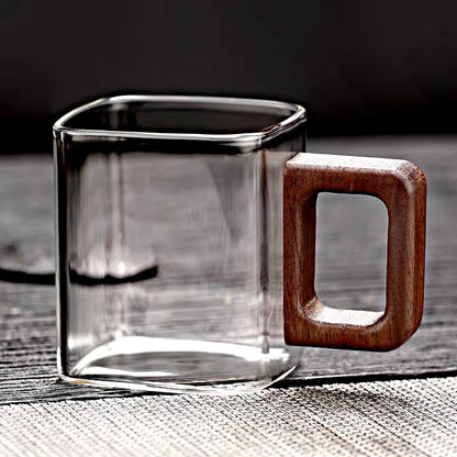 Small Capacity Fresh Ground Coffee Glass Coffee Mug