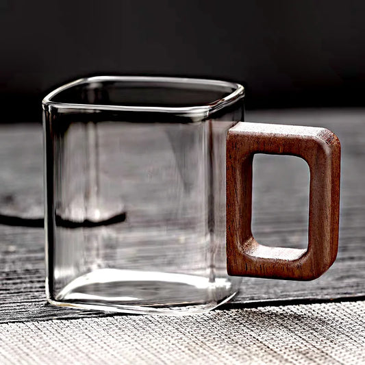 Small Capacity Fresh Ground Coffee Glass Coffee Mug
