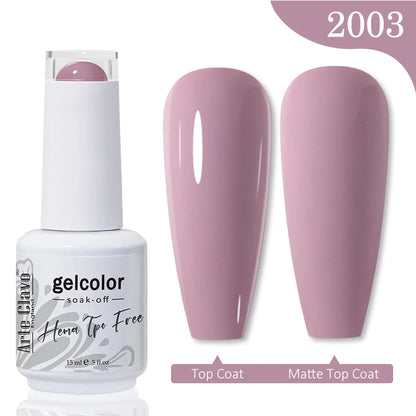 Red Brown Color Gel Nail Polish