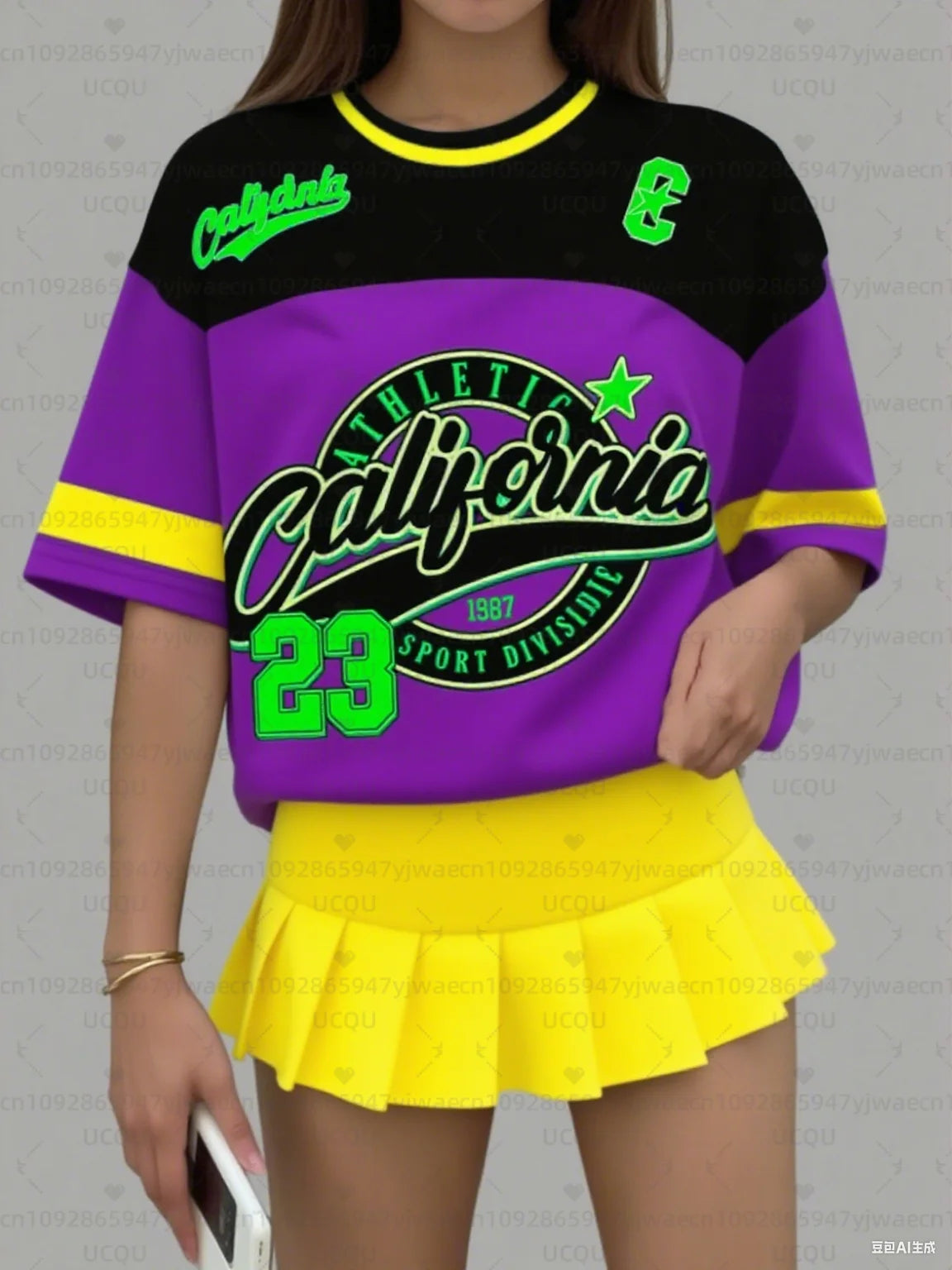 Sports Jersey California Short Sleeve T-Shirt