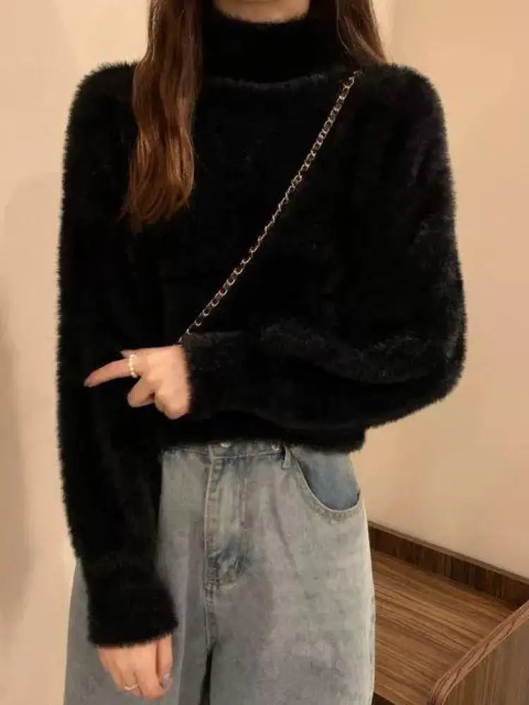 Mink Wool Hot Fleecing Sweater