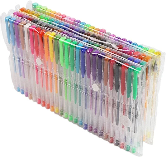 100/5Pcs Gel Pen Set 100 Colored Gel Pens for Coloring Books