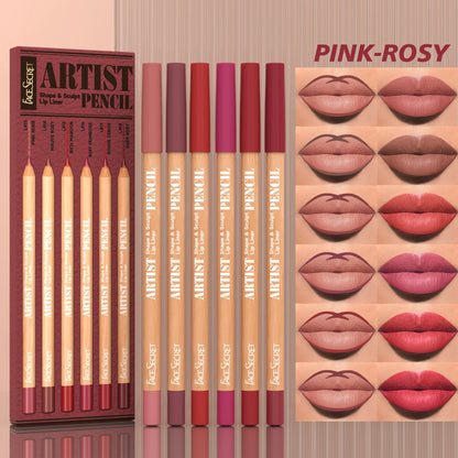 Matte Lip Liner Pencils Set