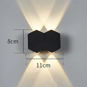 4W 6W 8W Aluminum Minimalist Garden Door LED Wall Light