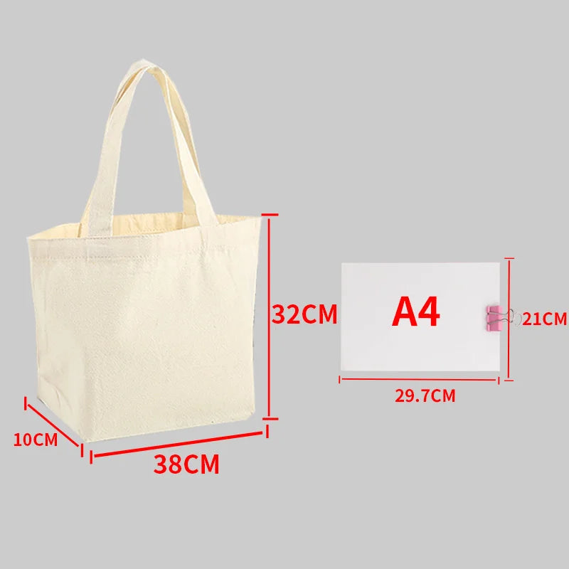 Large Capacity Canvas Shopping Bags
