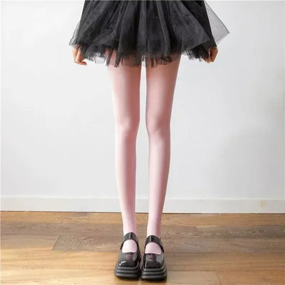 Medias finas, pantimedias súper elásticas, calcetines de talla grande