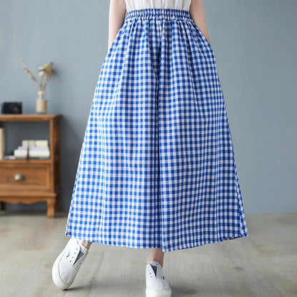 Thin Cotton Linen Wide Leg Baggy Pants